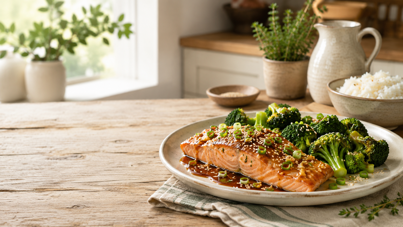 Honey Ginger Soy Salmon