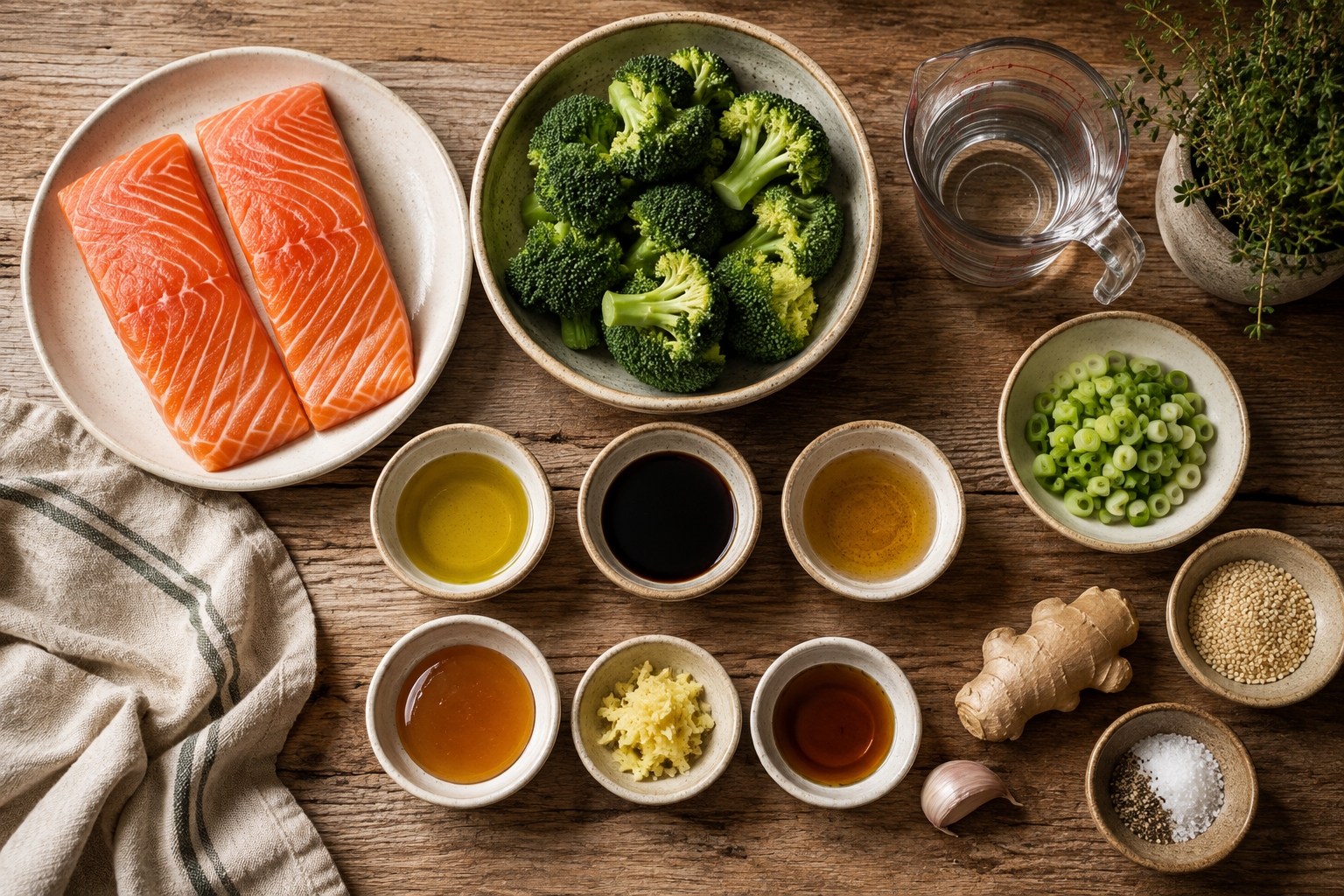 Honey Ginger Soy Salmon