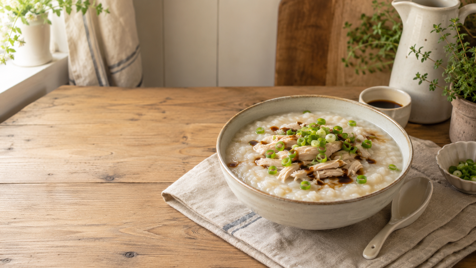 Instant Pot Chicken Congee