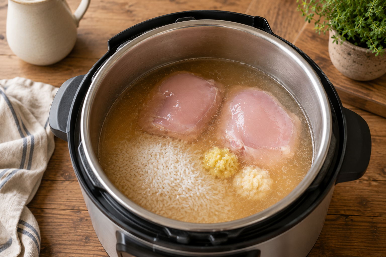 Instant Pot Chicken Congee