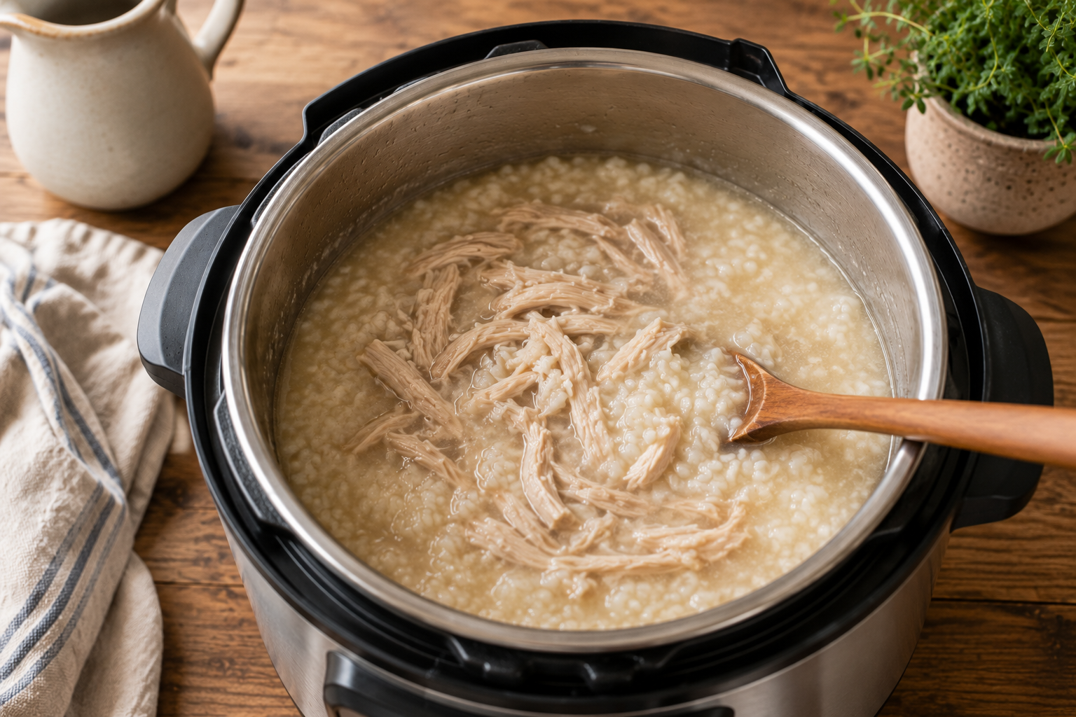 Instant Pot Chicken Congee