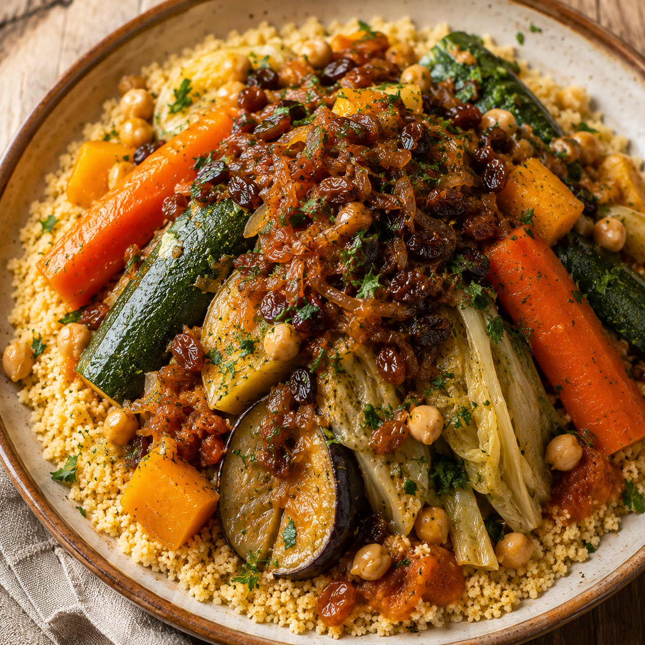 Moroccan Vegetable Couscous