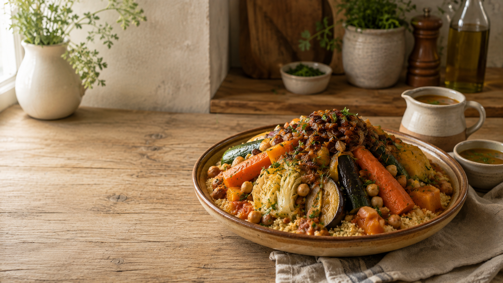 Moroccan Vegetable Couscous