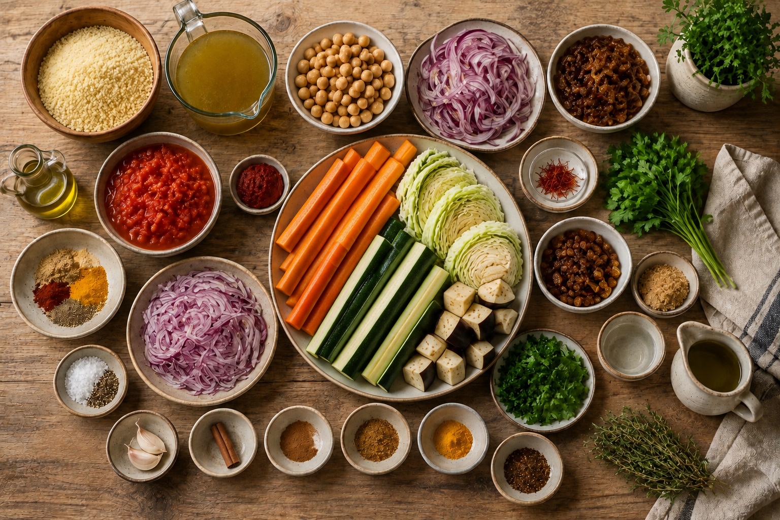 Moroccan Vegetable Couscous